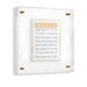 Pearlstone Frame Birchas Habayis — marble Wall Art | Judaica Square Lakewood