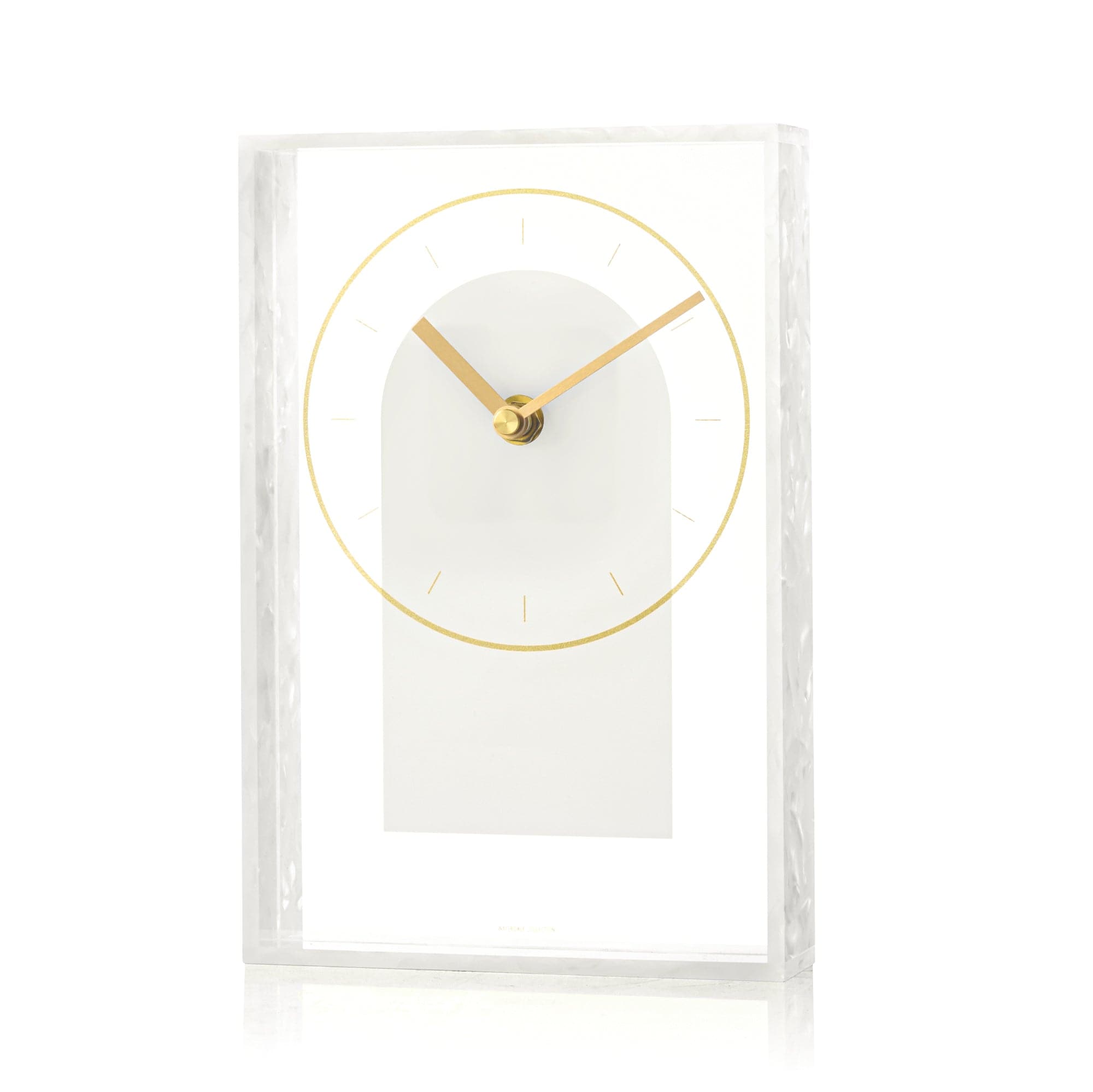 Pearlstone Frame Desk Clock — hero shot | Judaica Square Lakewood