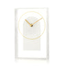 Pearlstone Frame Desk Clock — acrylic | Judaica Square Lakewood