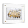 Pearlstone Frame Kosel at Winter Painting — lucite Wall Art | Judaica Square Lakewood