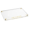 Pearlstone Hadlokas Neiros Tray — lucite | Judaica Square Lakewood