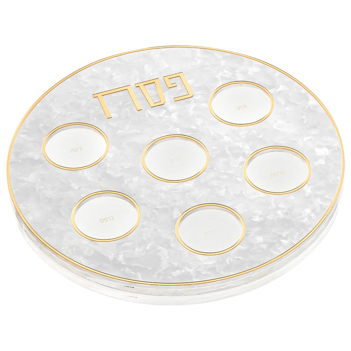 Pearlstone Seder Plate — Silver Pesach (Waterdale Collection)