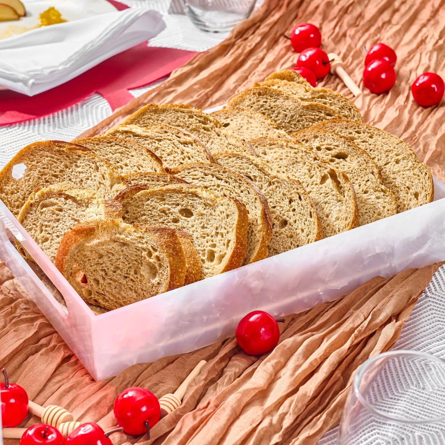Pearlstone Serving Tray | Judaica Square Lakewood