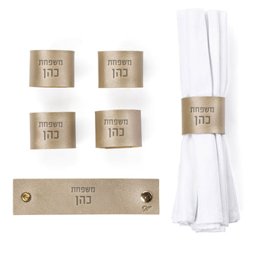 Personalized Leather Napkin Wraps — Napkin Rings