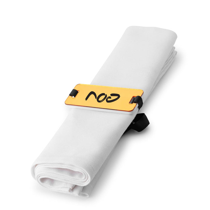 Pesach Napkin Wraps — Acrylic Pesach Set (Waterdale Collection)