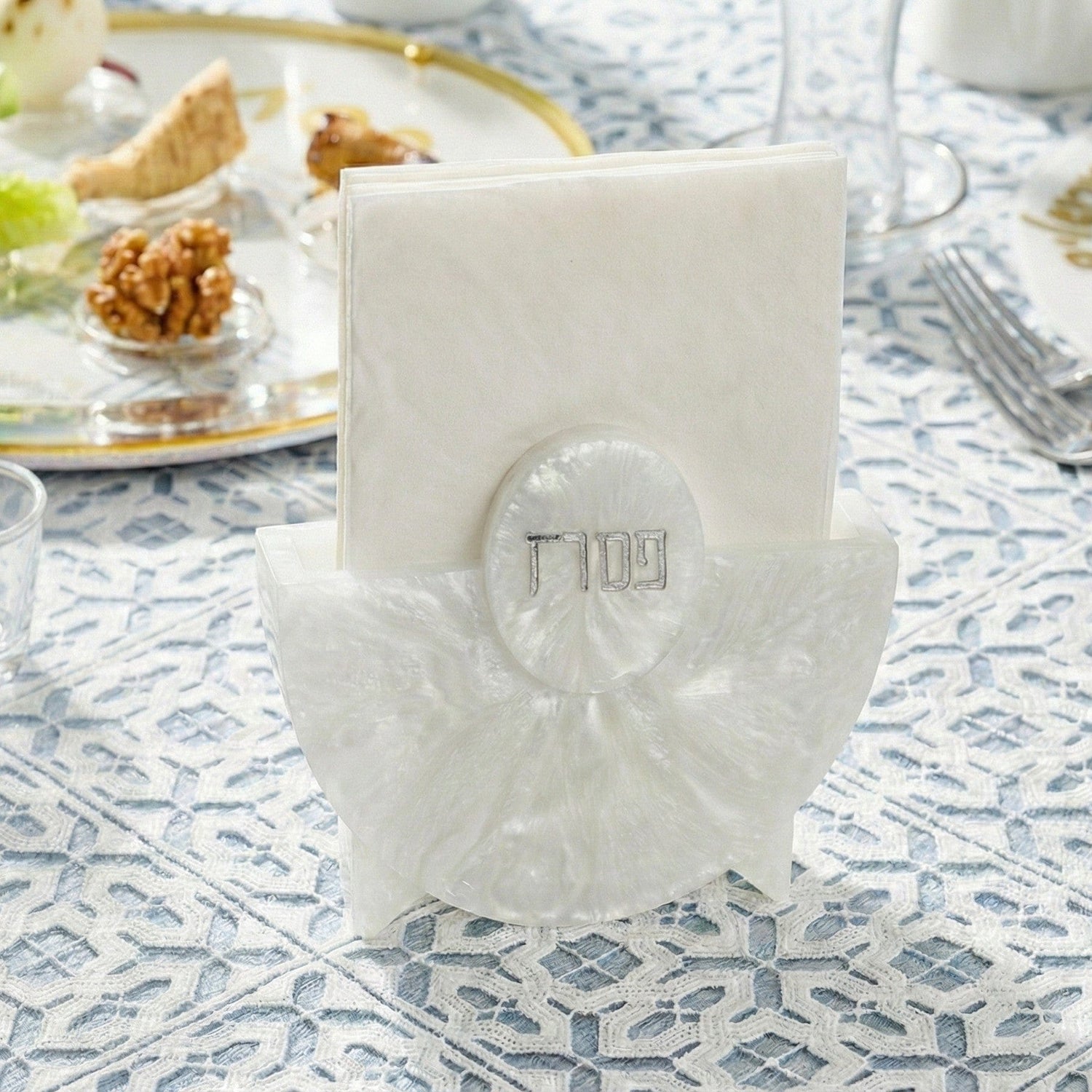 Pesach Resin Napkin Holder | Judaica Square Lakewood