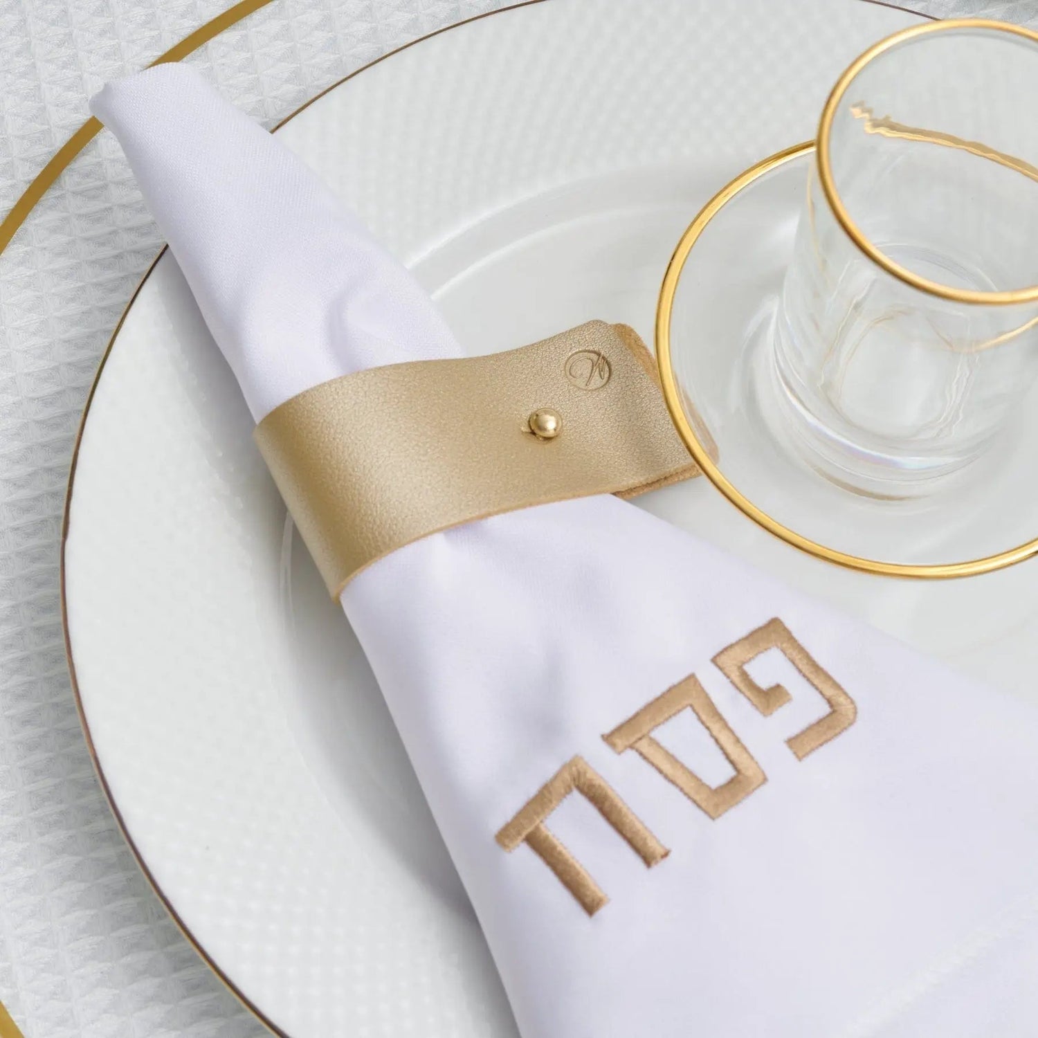 Pin Leather Napkin Wraps | Judaica Square Lakewood