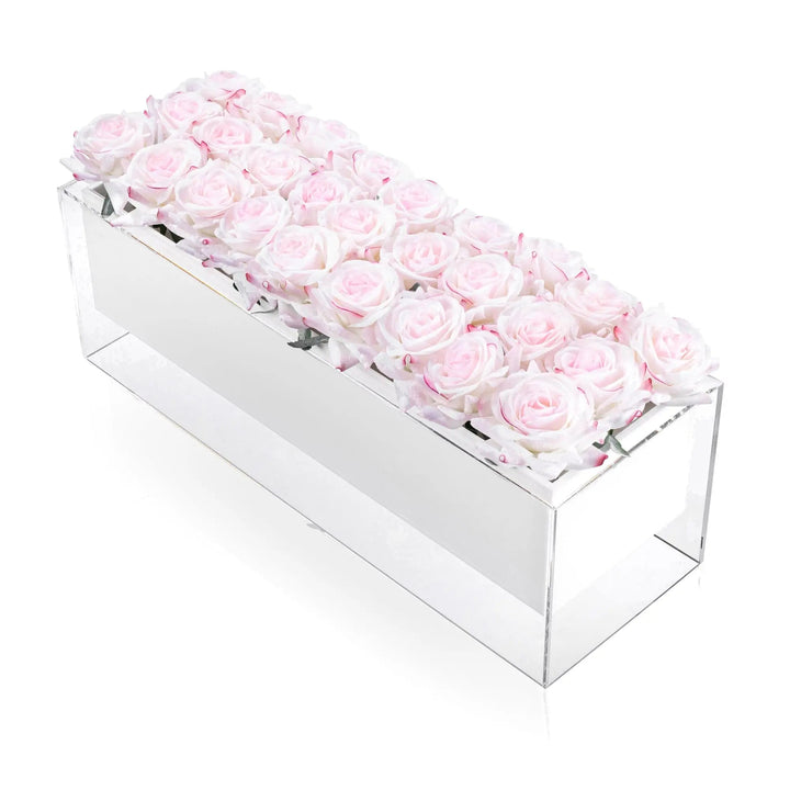 Soft Pink Rose Suspended Arrangement — Faux Floral