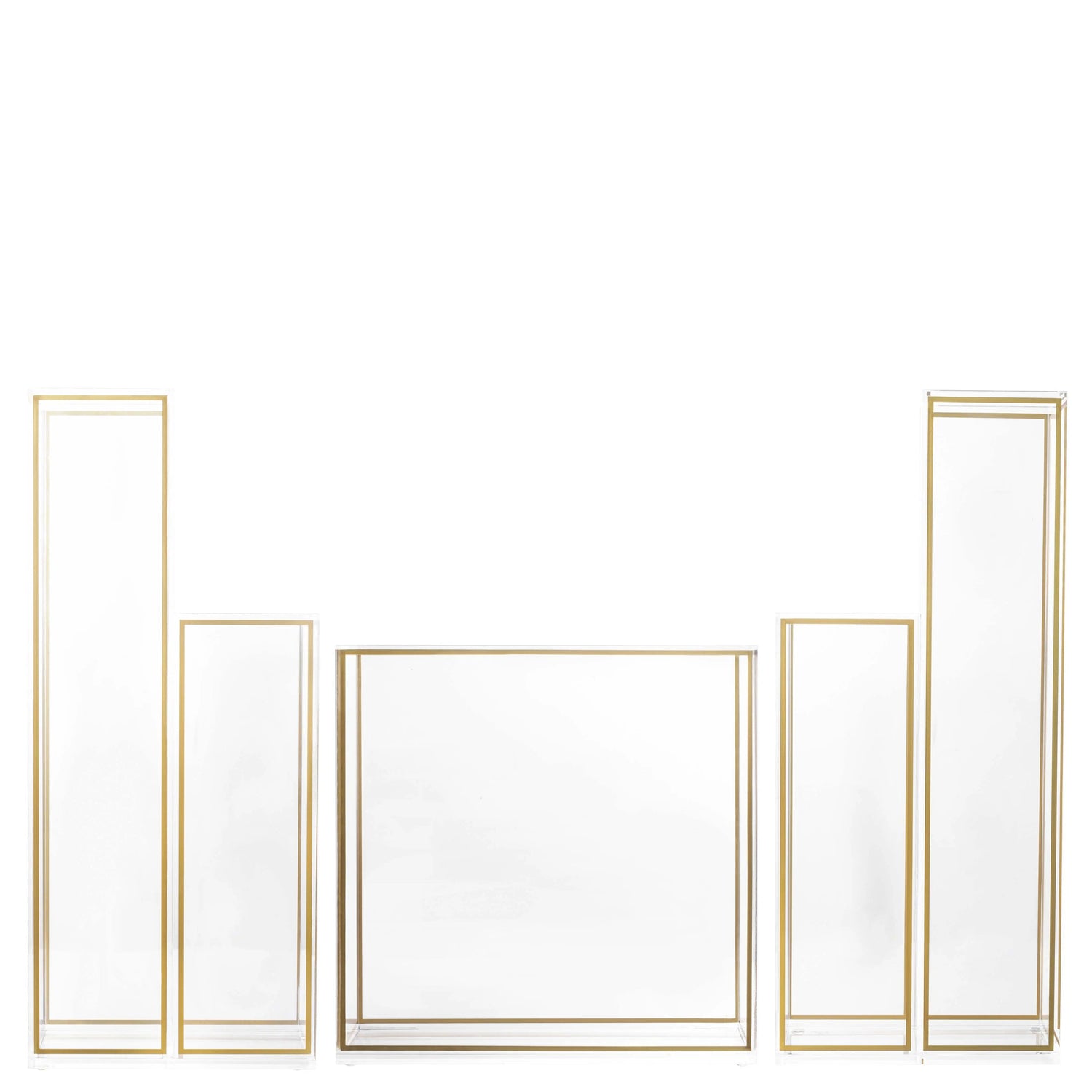 Rectangle Outline Vase | Judaica Square Lakewood