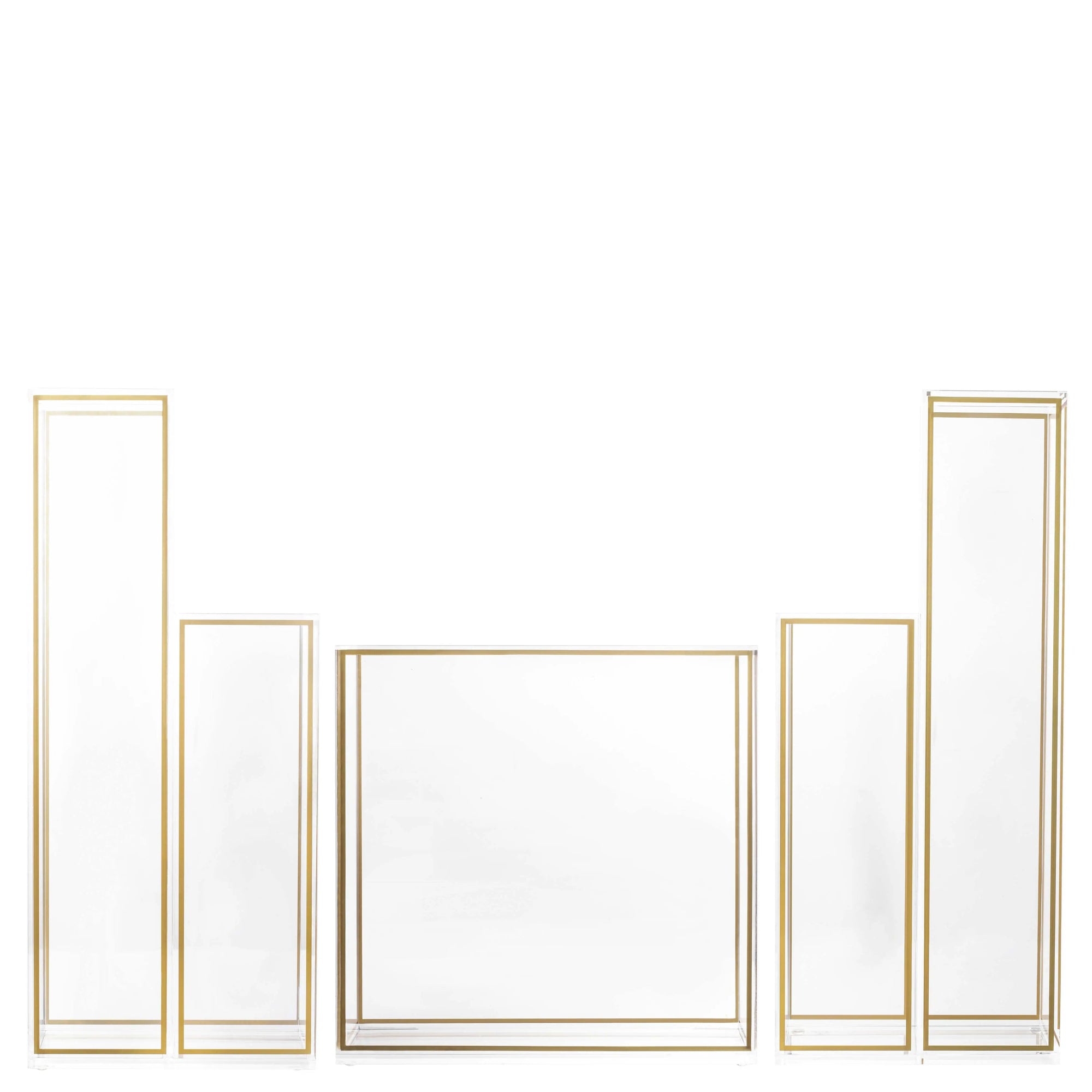Rectangle Outline Vase | Judaica Square Lakewood