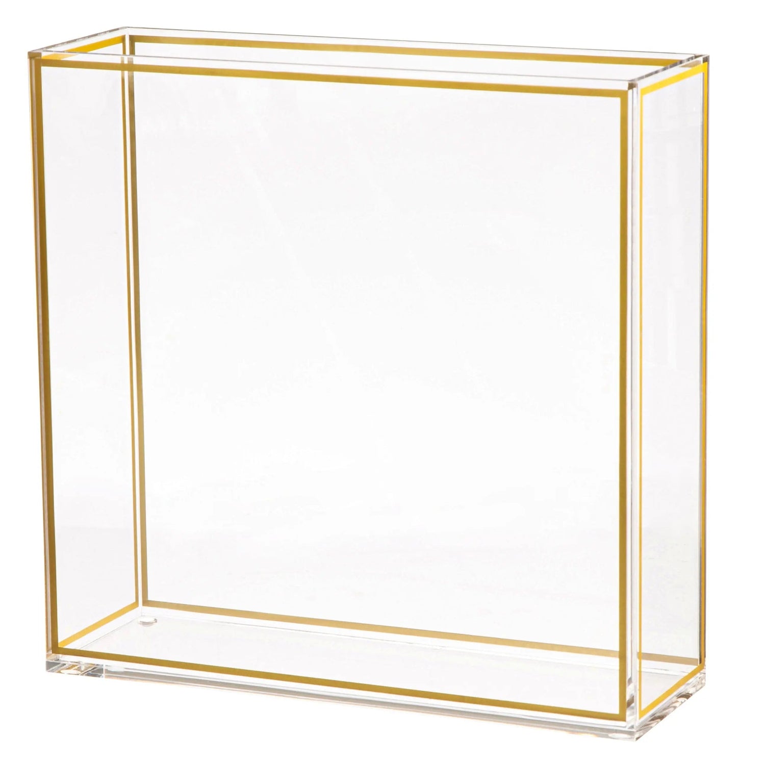 Rectangle Outline Vase | Judaica Square Lakewood