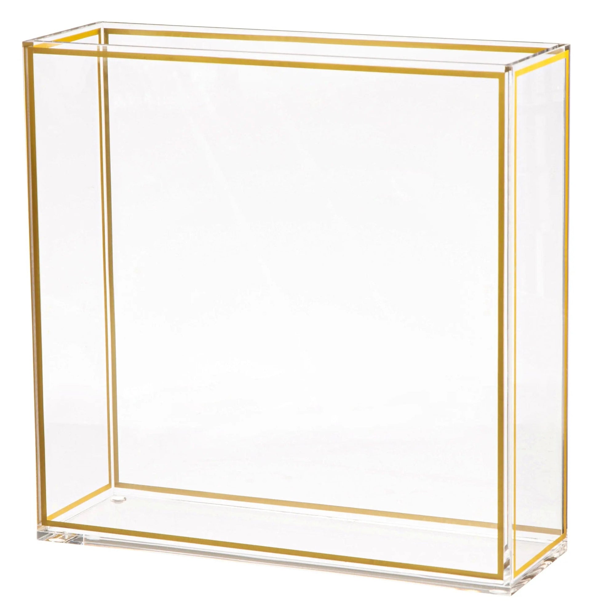 Rectangle Outline Vase | Judaica Square Lakewood