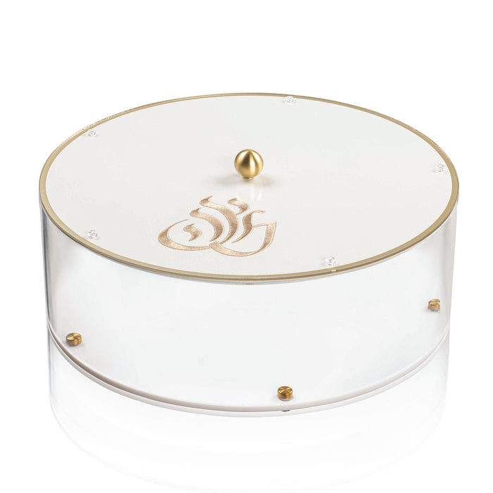 Regal Matzah Box — leather | Judaica Square Lakewood