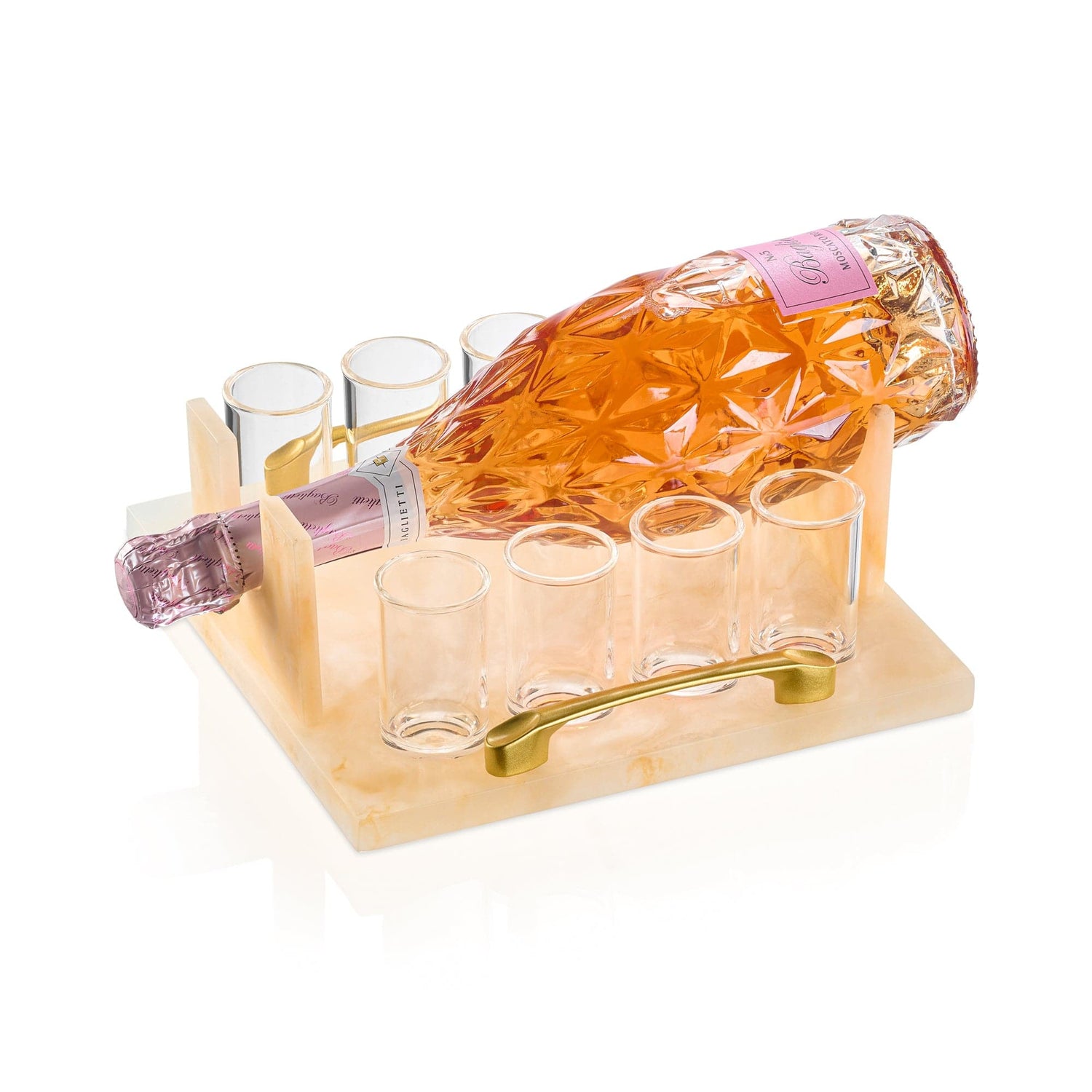 Resin Liquor & Wine Serving Set | Judaica Square Lakewood