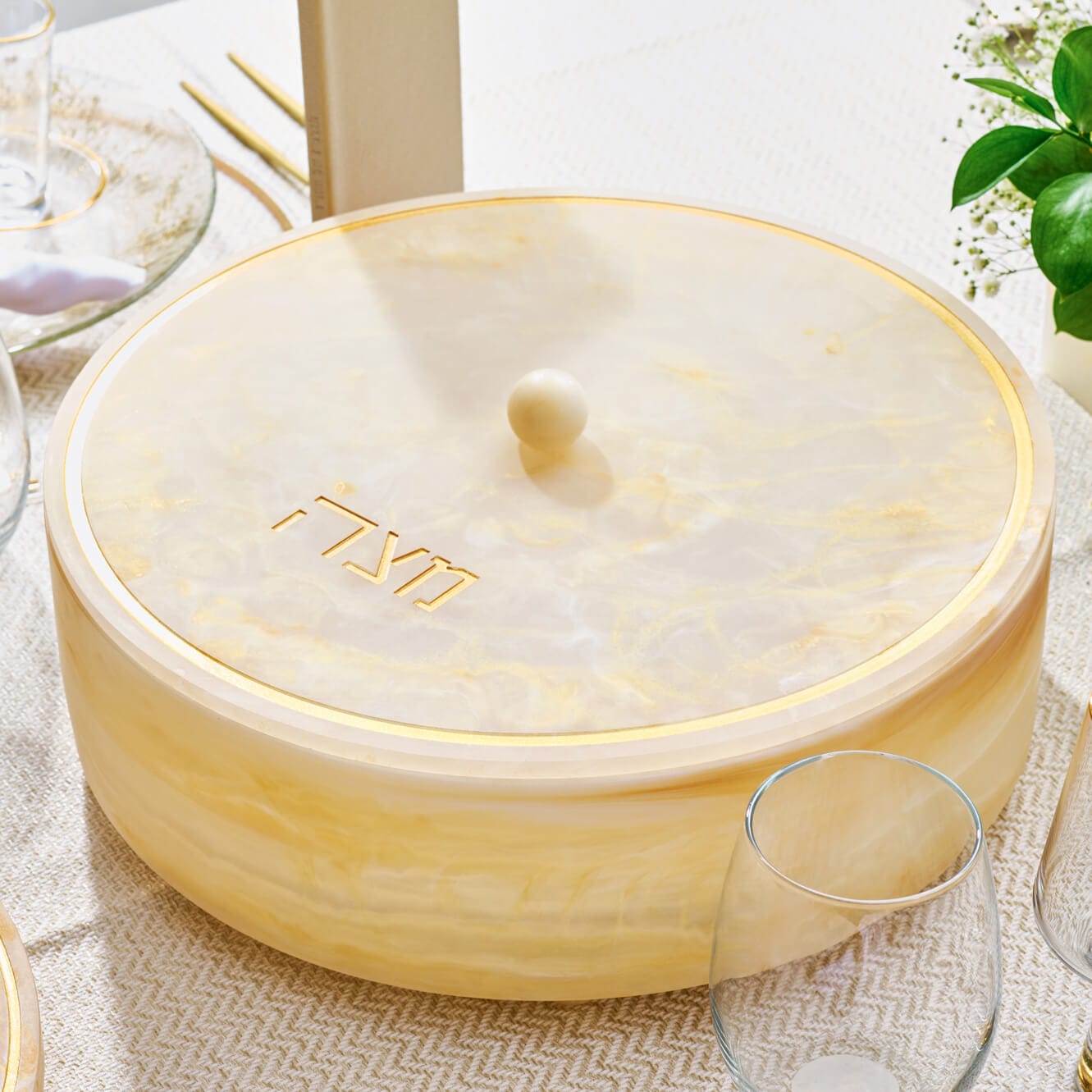 Resin Matzah Box | Judaica Square Lakewood