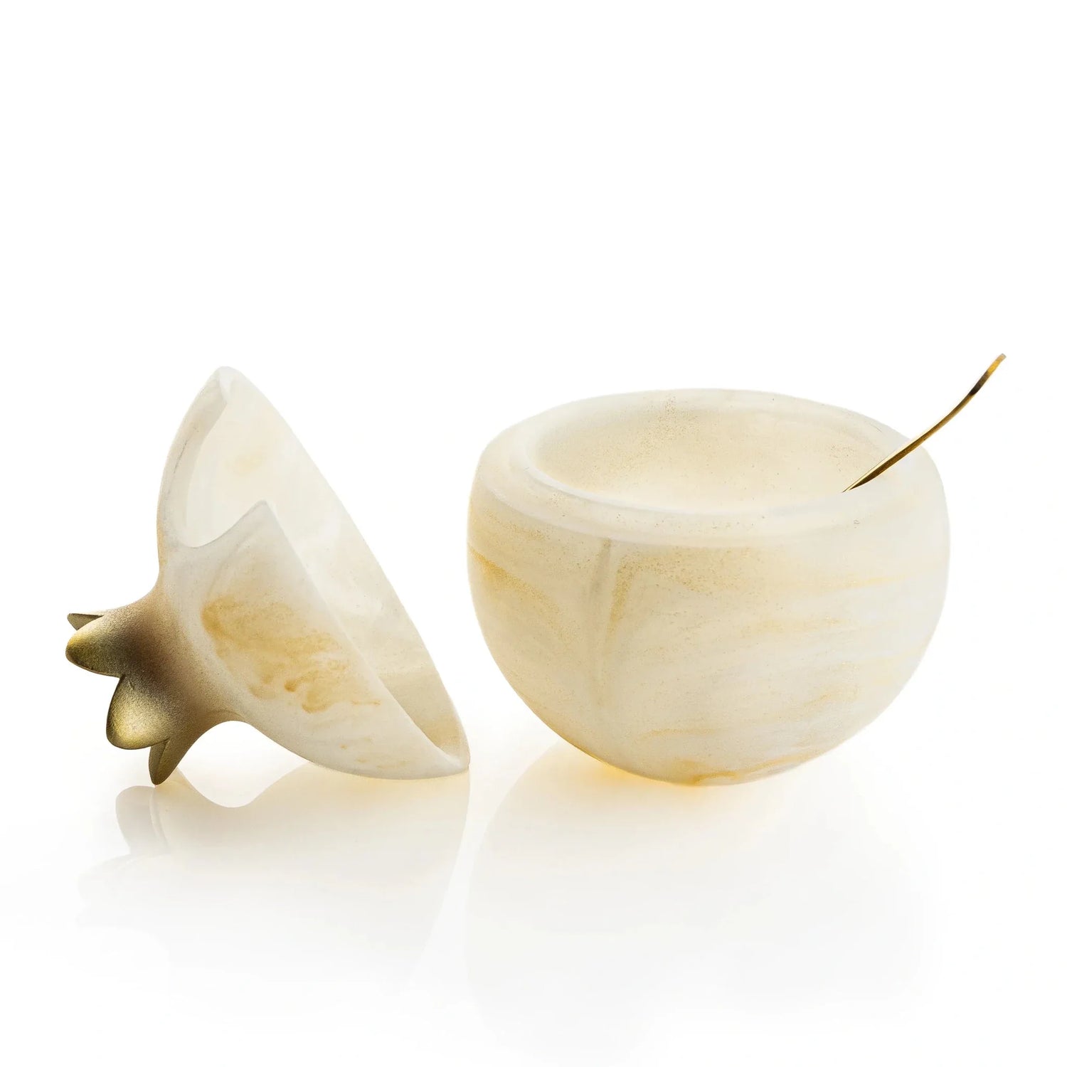 Resin Pomegranate Honey Dish — Resin Honey Dish | Judaica Square Lakewood