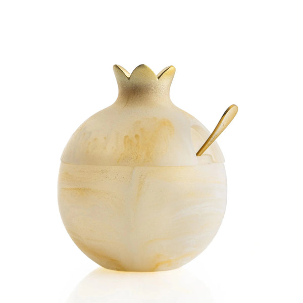 Resin Pomegranate Honey Dish — Resin Honey Dish