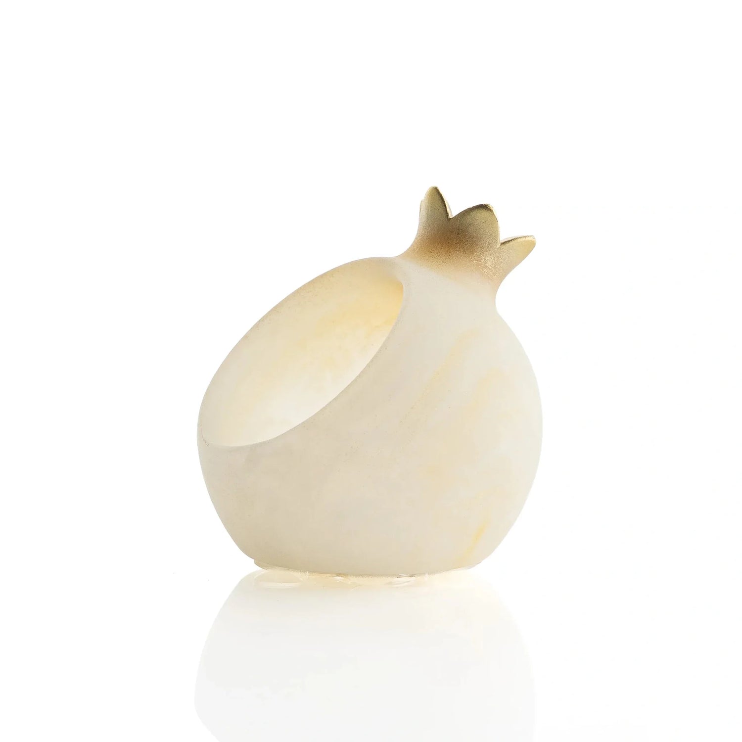 Resin Pomegranate Honey Dish Set (4) — Resin Honey Dish | Judaica Square Lakewood