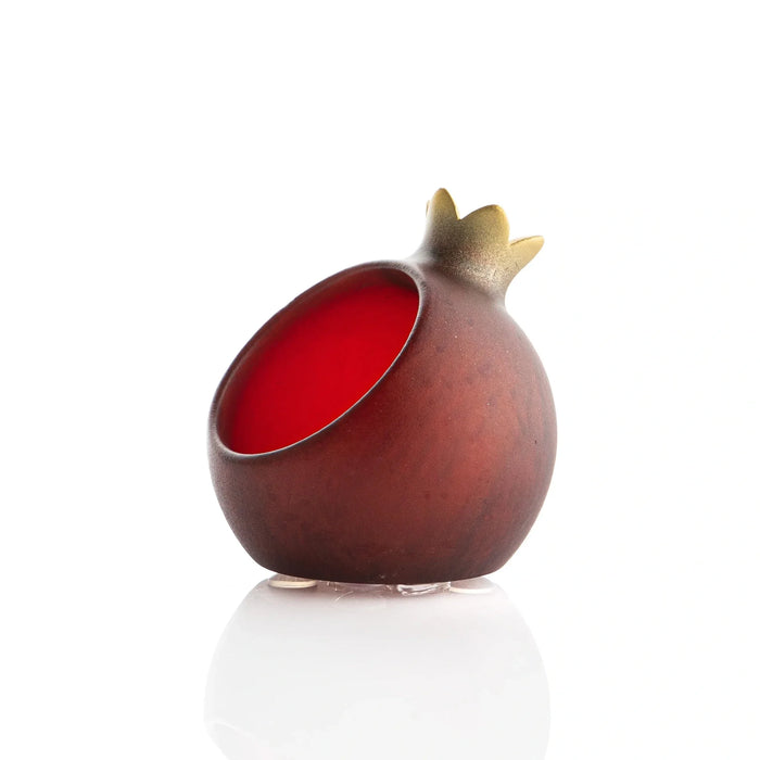 Resin Pomegranate Honey Dish Set — Honey Dish | Judaica Square Lakewood