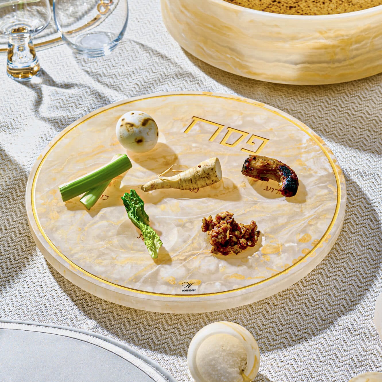 Resin Seder Plate | Judaica Square Lakewood