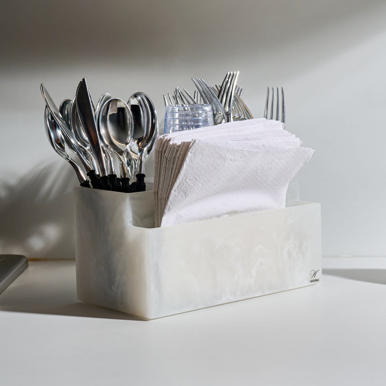 Resin Silverware Caddy | Judaica Square Lakewood
