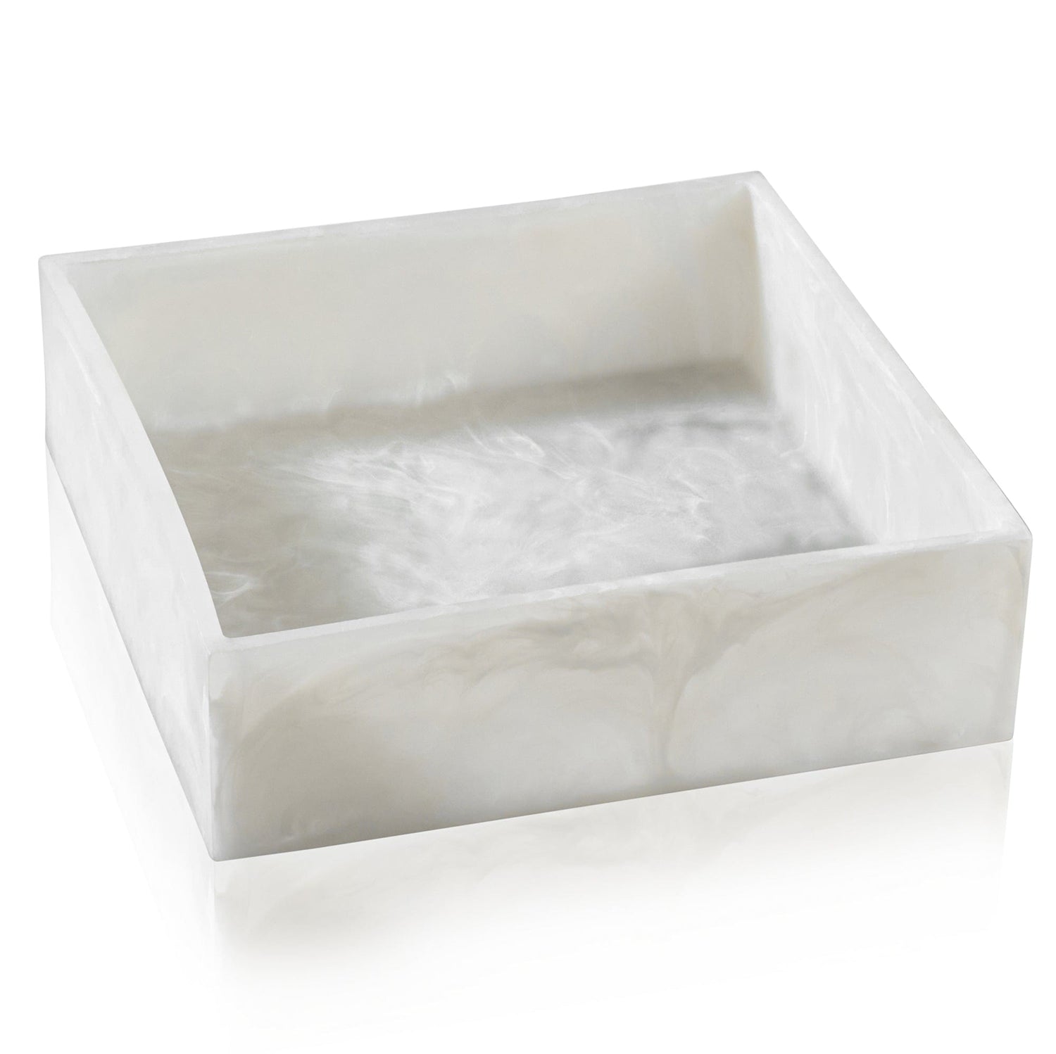 Resin Square Salad Bowl | Judaica Square Lakewood