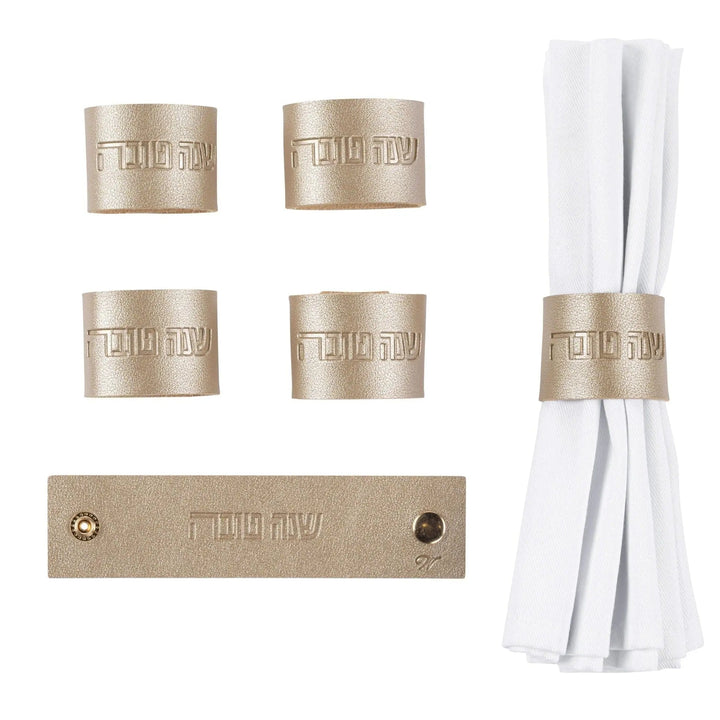 Waterdale Shana Tova Napkin Wraps — Set of 4