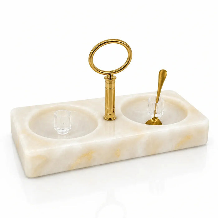 Rosh Hashana Resin Honey Salt Dish — Resin Honey Dish | Judaica Square Lakewood