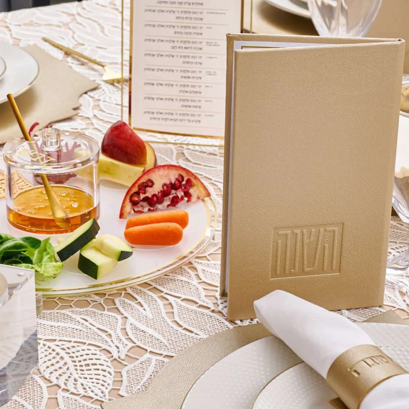 Rosh Hashanah 2024 Classic 2.0 Tablescape | Judaica Square Lakewood