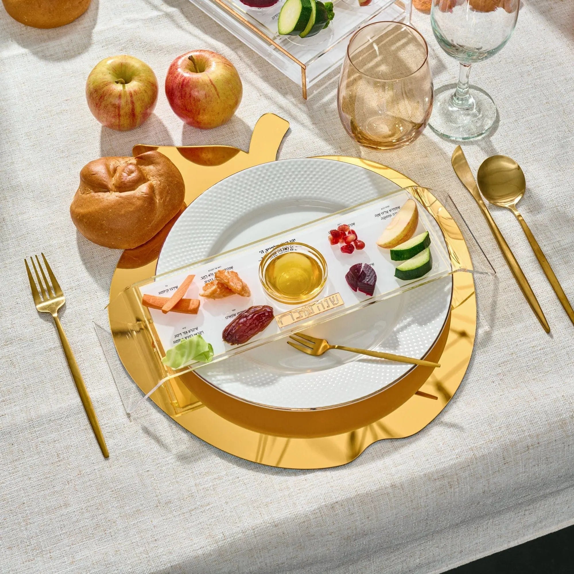 Rosh Hashanah 2025 Classic 2.0 Tablescape | Judaica Square Lakewood