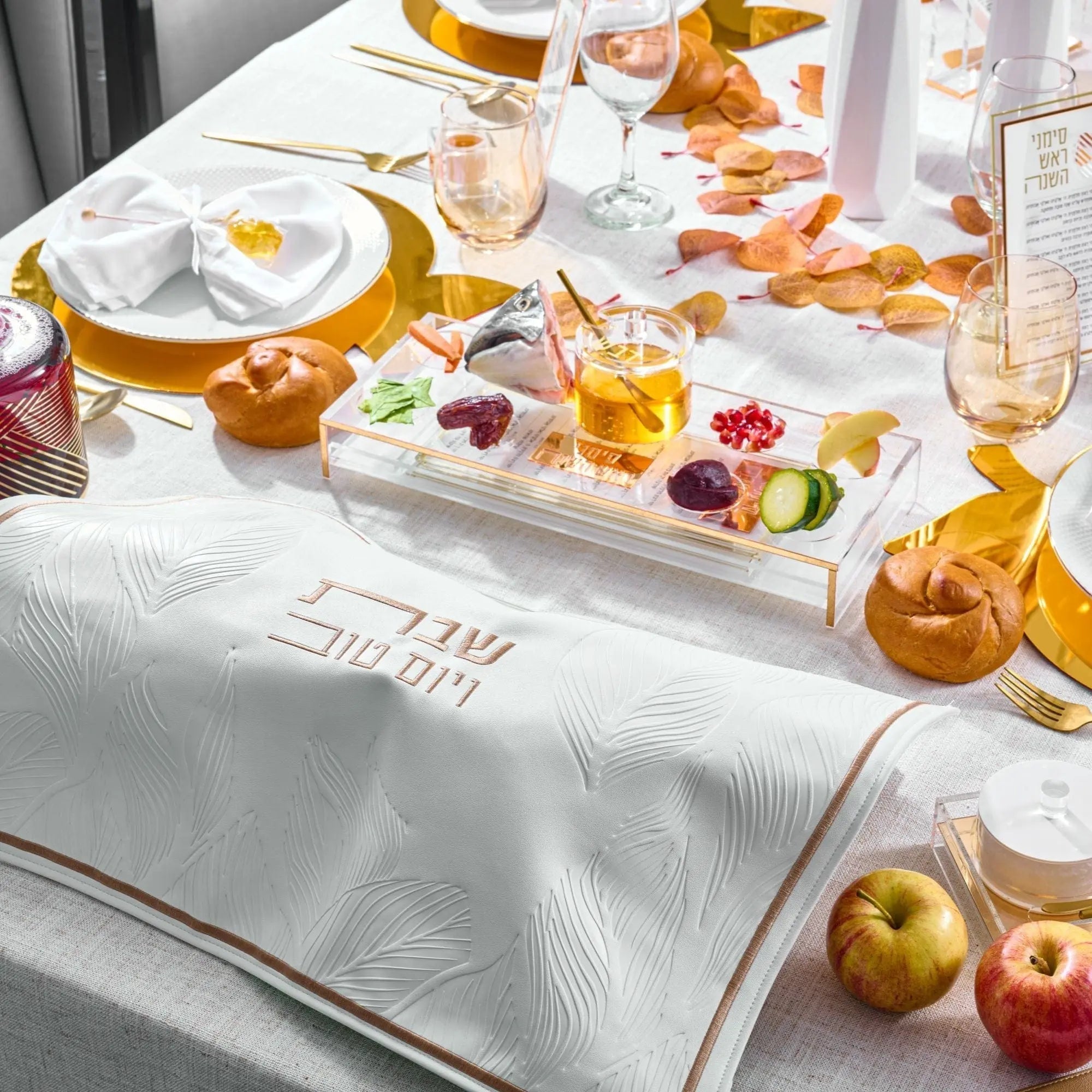 Rosh Hashanah 2025 Classic 2.0 Tablescape | Judaica Square Lakewood