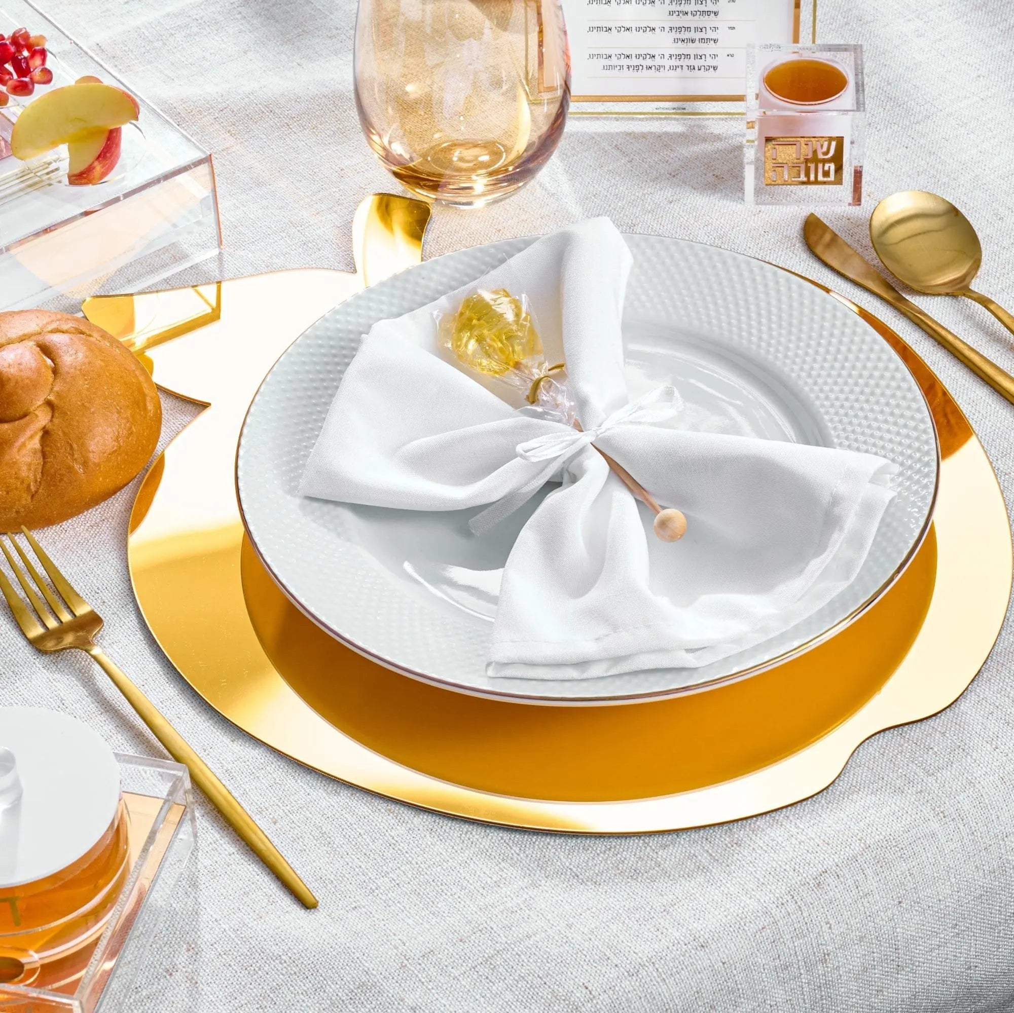 Rosh Hashanah 2025 Classic 2.0 Tablescape | Judaica Square Lakewood