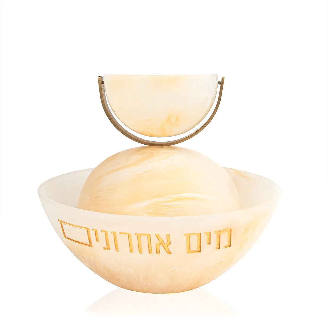 Rotating Resin Mayim Achronim — styled in-room | Judaica Square Lakewood