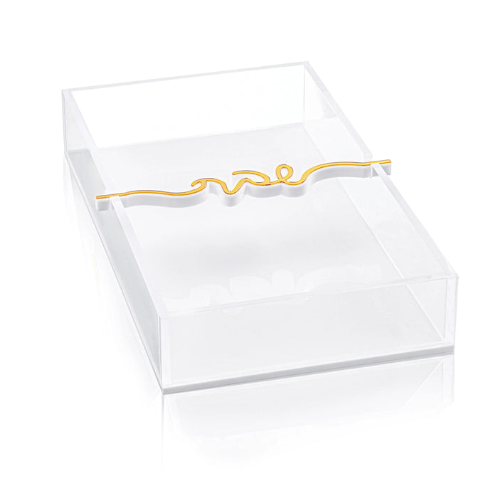 Shabbos Bar Paper Towel Holder — lucite Napkin Holder | Judaica Square Lakewood