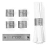 Shabbos Leather Napkin Wraps — Napkin Rings | Judaica Square Lakewood