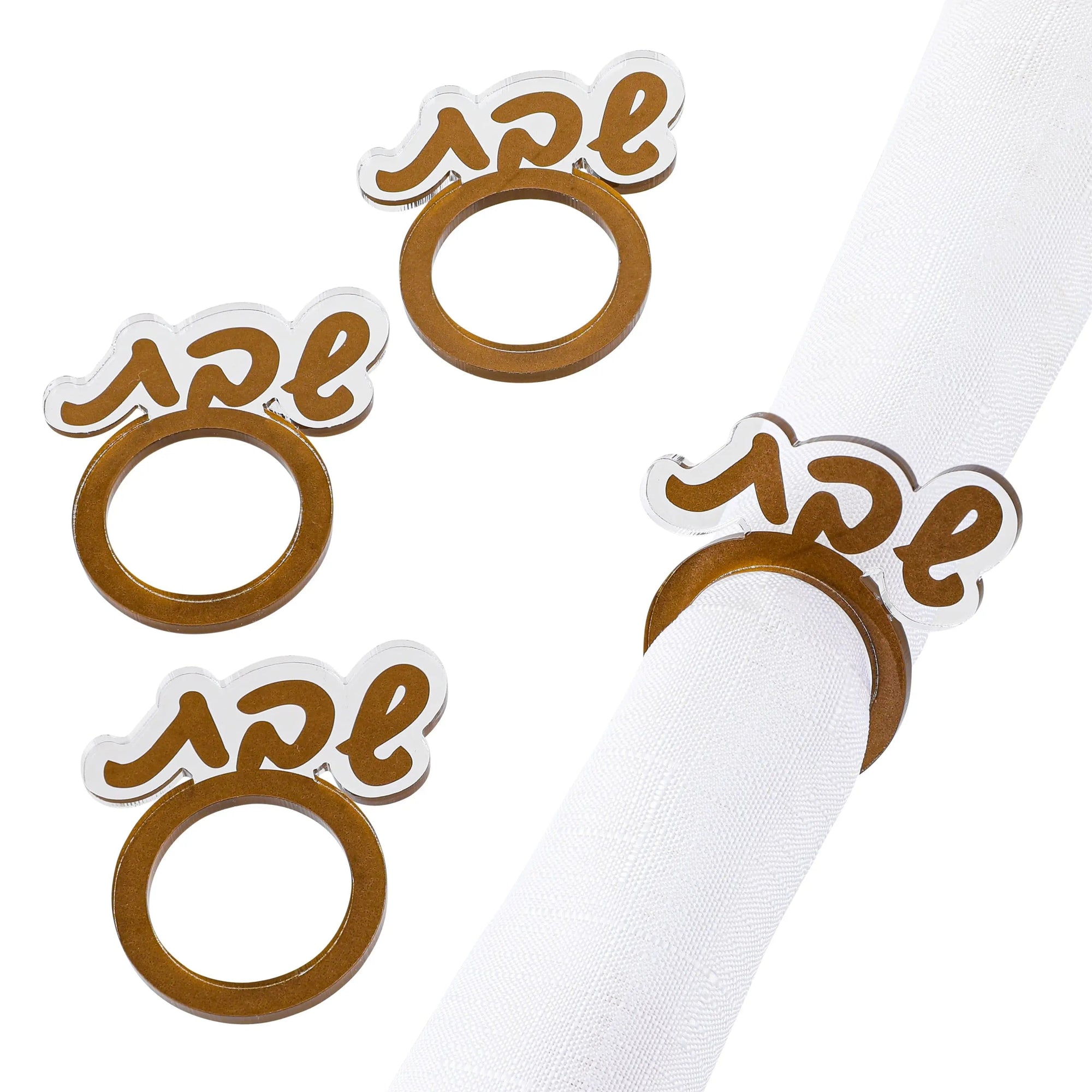 Shabbos Napkin Rings | Judaica Square Lakewood