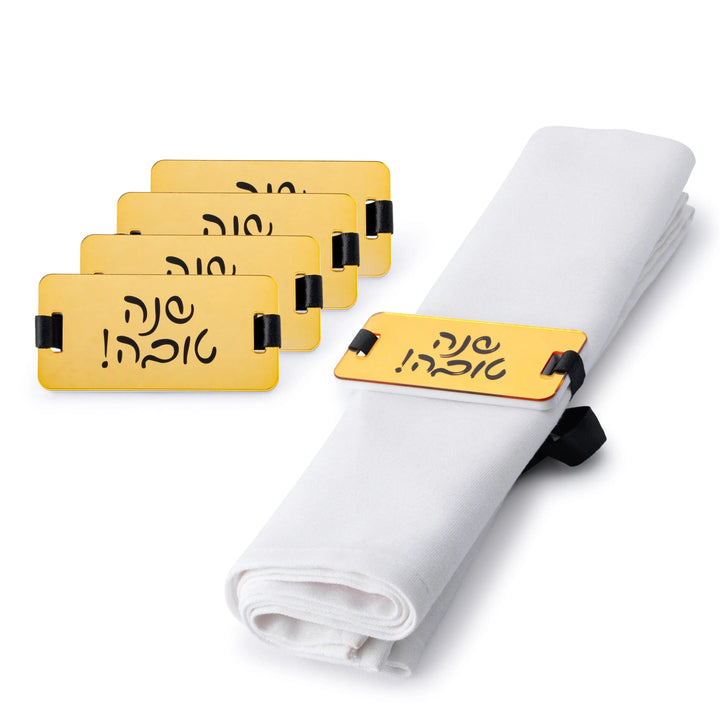 Shana Tova Napkin Wraps, Set of 4