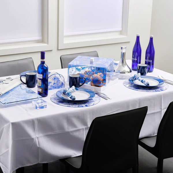 Shavuos French Toile 2024  Tablescape | Judaica Square Lakewood