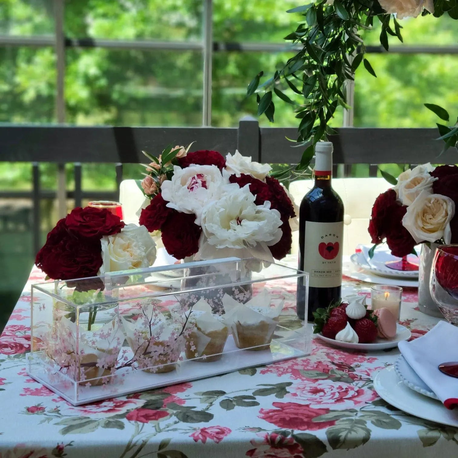 Shavuos Cherry Blossom 2025  Tablescape | Judaica Square Lakewood