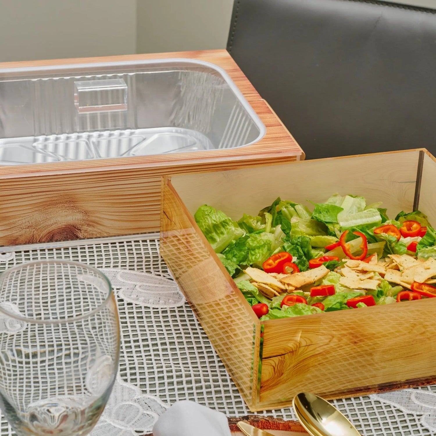 Wood Salad Bowl | Judaica Square Lakewood