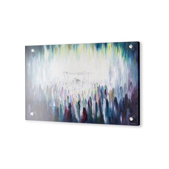 Shira Licht Hachnosas Sefer Torah Painting — lucite Wall Art | Judaica Square Lakewood