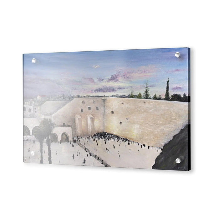 Shira Licht Kosel Painting — lucite Wall Art | Judaica Square Lakewood
