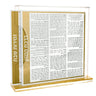 Side Opening Bencher Set with Zemiros — lucite | Judaica Square Lakewood