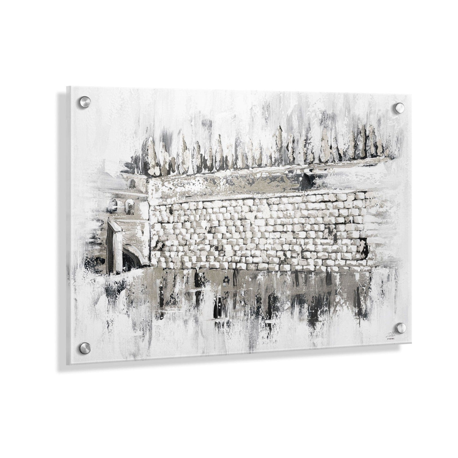 Silver Kosel at Winter Painting | Judaica Square Lakewood