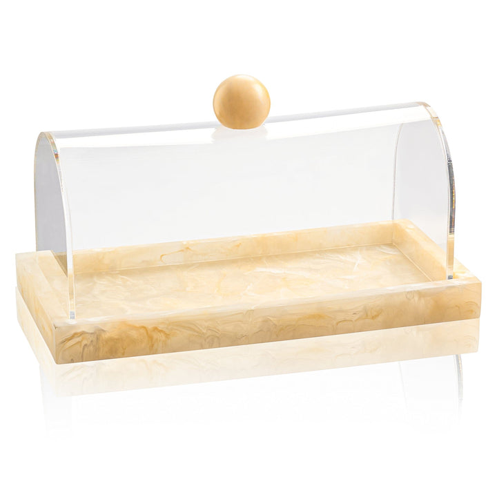 Small Rectangular Resin Cake Dome — Cake Dome