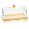 Small Rectangular Resin Cake Dome — lucite | Judaica Square Lakewood