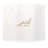 Small Scalloped Edge Challah Cover — leather | Judaica Square Lakewood