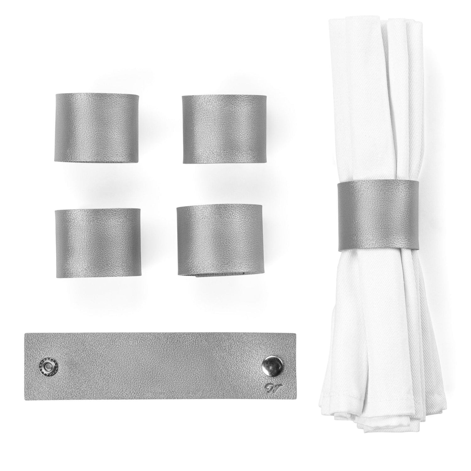 Personalized Leather Napkin Wraps | Judaica Square Lakewood