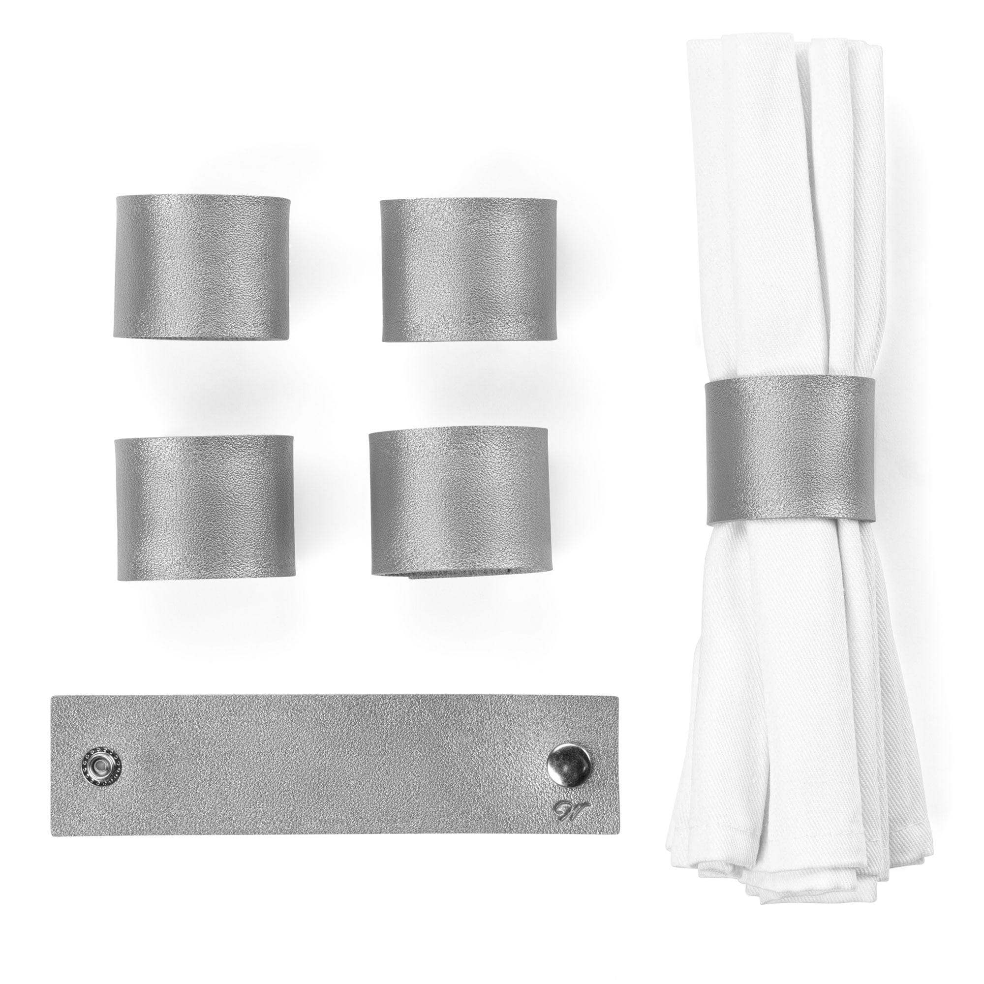 Personalized Leather Napkin Wraps | Judaica Square Lakewood