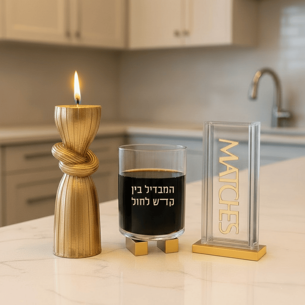 Spiral Havdalah Candle | Judaica Square Lakewood